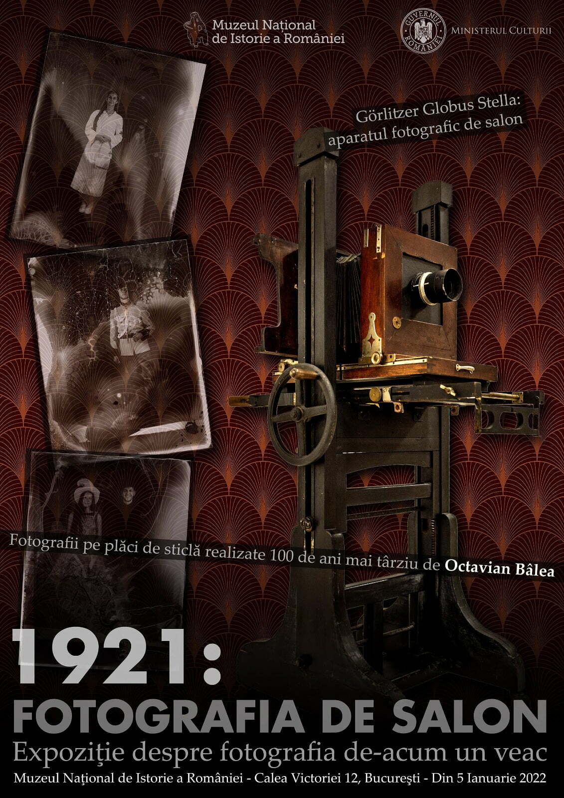 Deschiderea microexpoziției ,,1921: Fotografia de salon. Expoziție despre fotografia de-acum un veac”, la Muzeul Național de Istorie a României