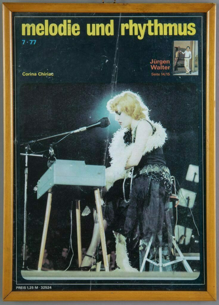 Coperta revistei germane „Melody und Rhytmus” pe care apare Corina Chiriac, 1977