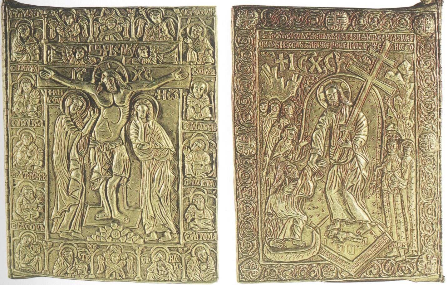Ferecatura Tetraevanghelului sf. Nicodim de la Tismana, copiat la manăstirea Prislop, în anii 1404-1405