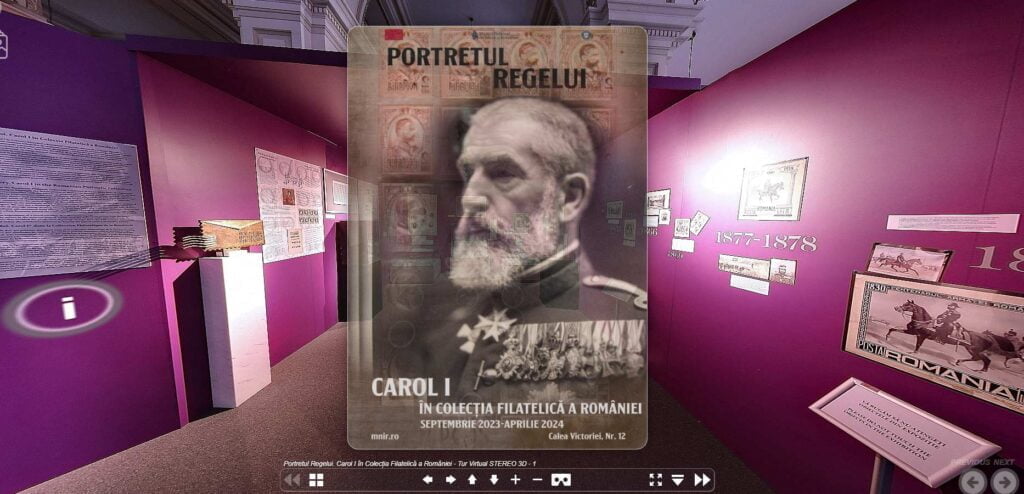 „Portretul Regelui. Carol I în Colecția Filatelică a României”