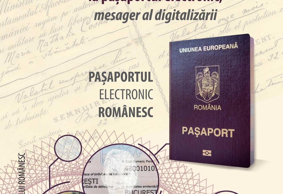 Deschiderea expoziției „19 martie – Ziua pașaportului românesc. De la cărticica portativă din 1912, la pașaportul electronic, mesager al digitalizării”