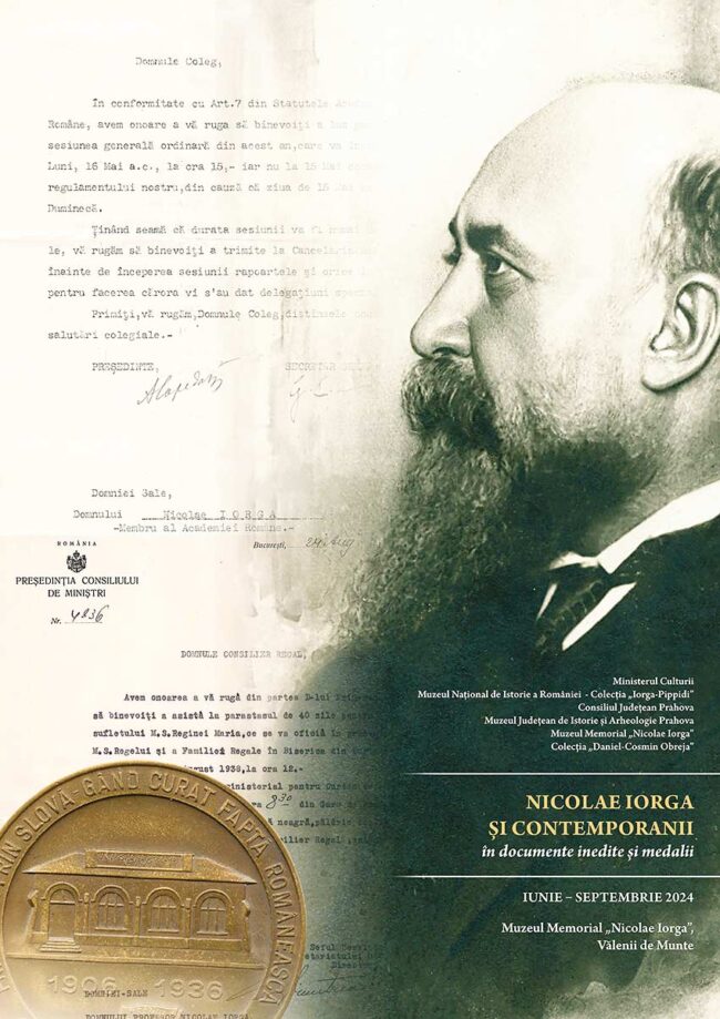 Afiș_Deschiderea-expoziției-Nicolae-Iorga-și-contemporanii_Muzeul-Memorial-Nicolae-Iorga_Vălenii-de-Munte1