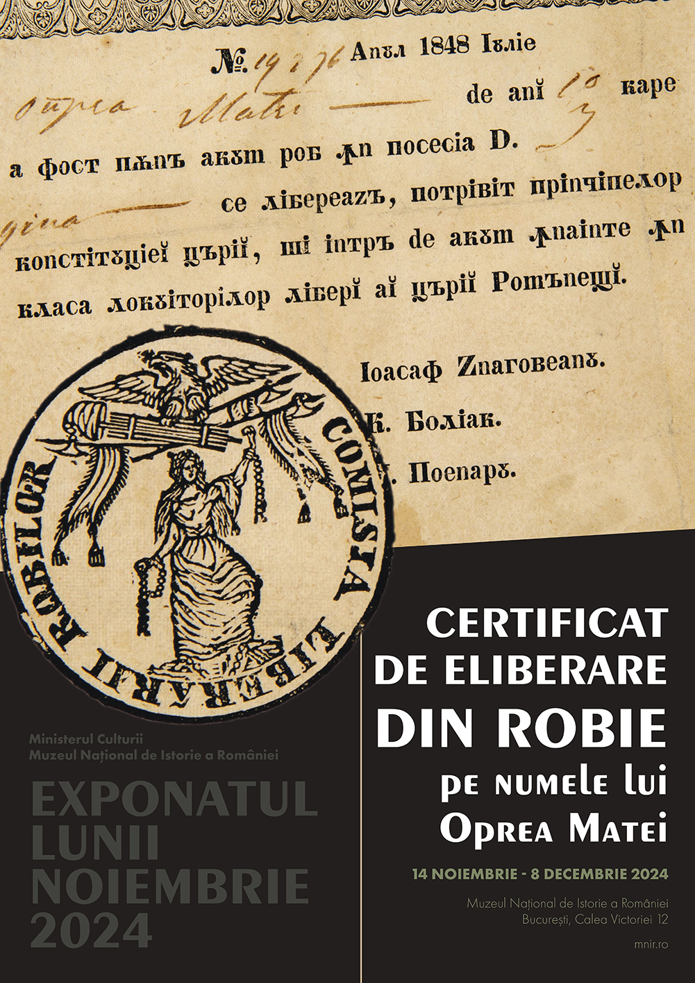 „Certificat de eliberare din robie pe numele lui Oprea Matei” - exponatul lunii noiembrie la Muzeul Național de Istorie a României