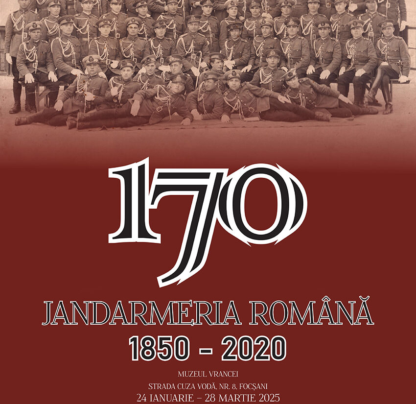 Deschiderea expoziției „Jandarmeria Română 1850 - 2020”, la Muzeul Vrancei.