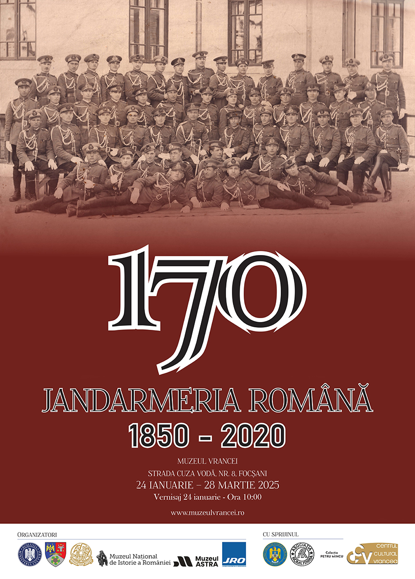 Deschiderea expoziției „Jandarmeria Română 1850 - 2020”, la Muzeul Vrancei.