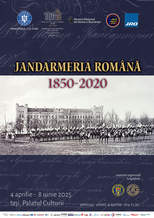 Deschiderea expoziției „Jandarmeria Română 1850 - 2020”, la Complexul Muzeal Național ,,Moldova” Iași