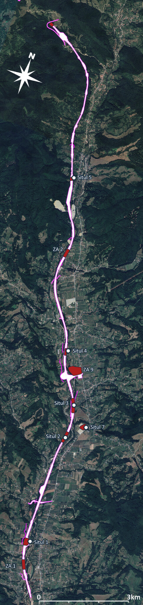 Situri arheologice delimitate și cercetate în jud. Argeș de-a lungul coridorului autostrăzii Sibiu - Pitești, secțiunea 3