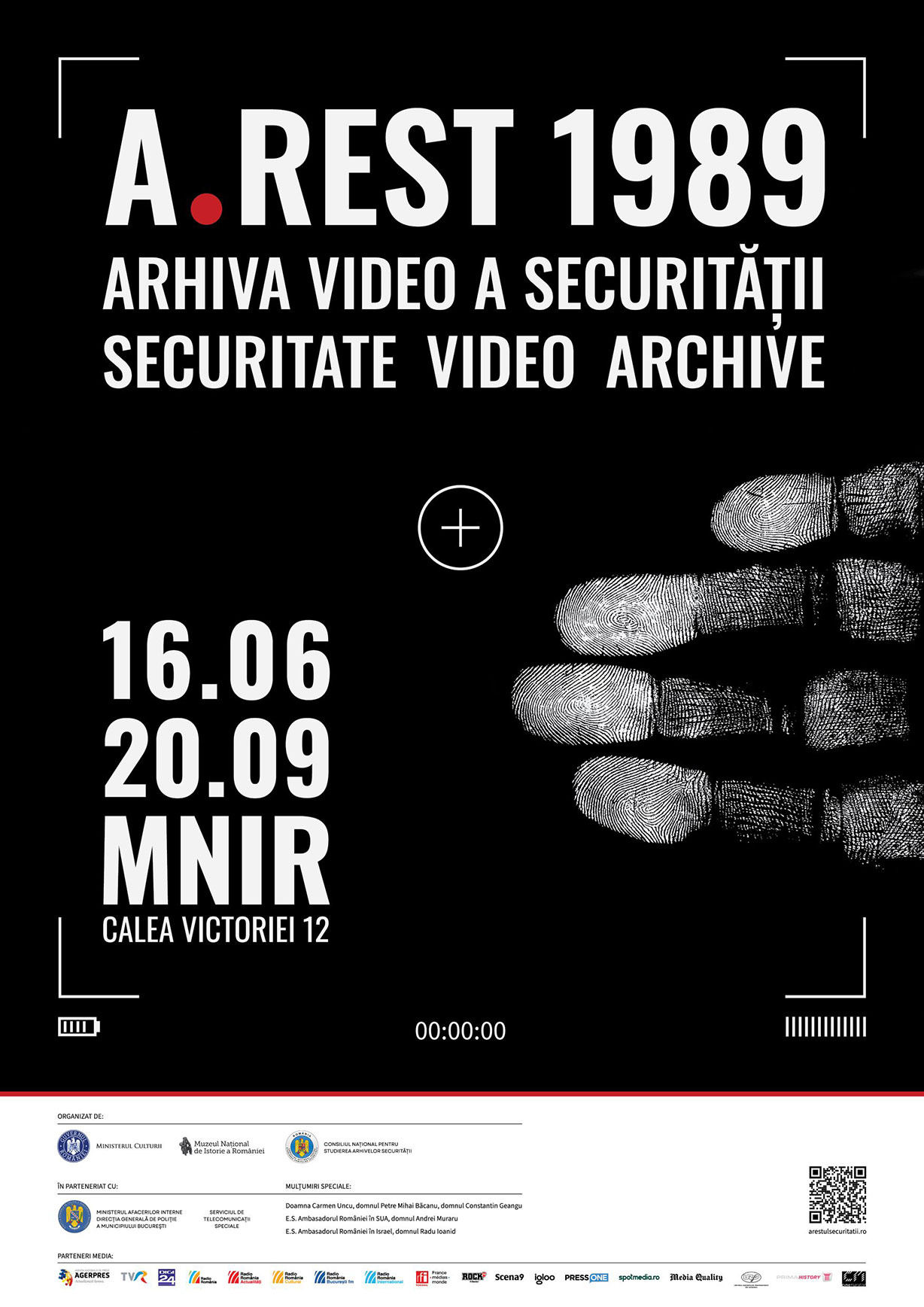 Deschiderea expoziției A.REST 1989 – Arhiva video a Securității