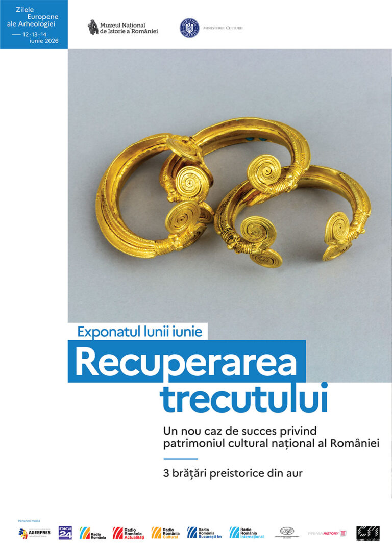 „Recuperarea trecutului. Un nou caz de succes privind patrimoniul cultural național al României – 3 brățări preistorice din aur” – Conferință de presă și vernisaj