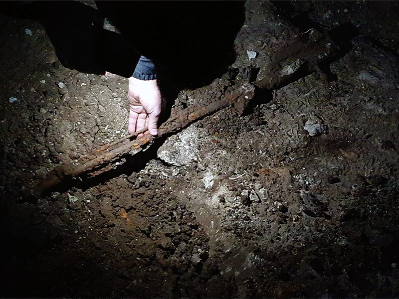 Pușcă Carcano M 1891 și muniție găsite în situl 5 Sălătrucau -Bocanita